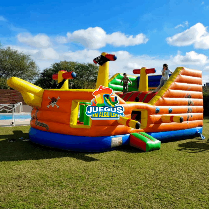 Castillo Inflable Barco Pirata