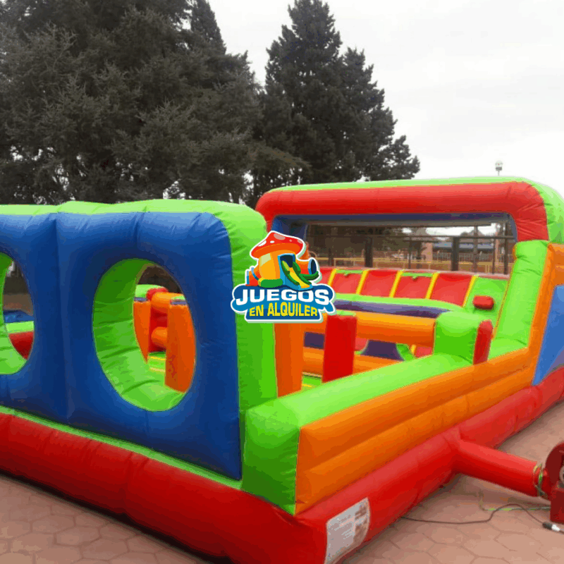 Castillo Inflable Carrera de Obstaculo