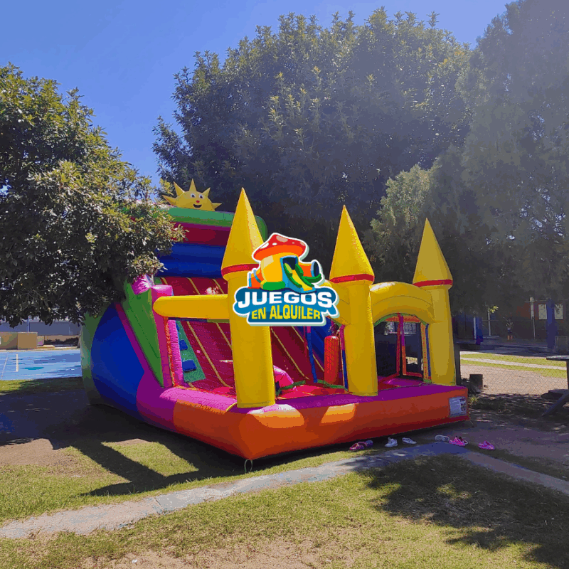 Castillo Inflable con Tobogan Alto